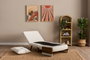 Atelier Del Sofa Cosmo Single - Teddy Fabric-White